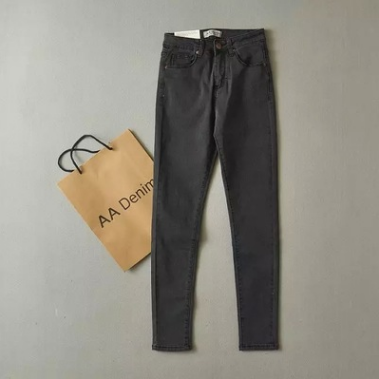 Women’s High-Waisted Stretch Skinny Jeans – Cotton-Rich Slim Ankle Denim, Sizes 25–29