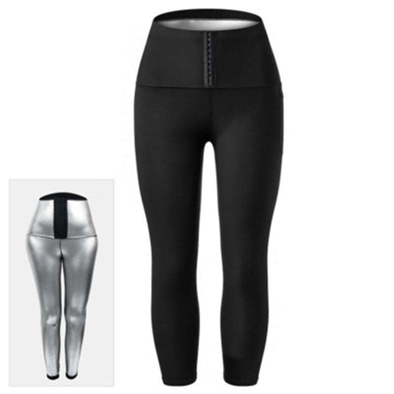 Women’s Hip-Lifting Nine-Point Yoga Pants – Stretch Polyester Spandex Fitness Leggings, S–5XL