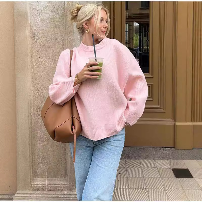 Women’s Loose Long Sleeve Top – Casual Relaxed Fit Everyday Shirt
