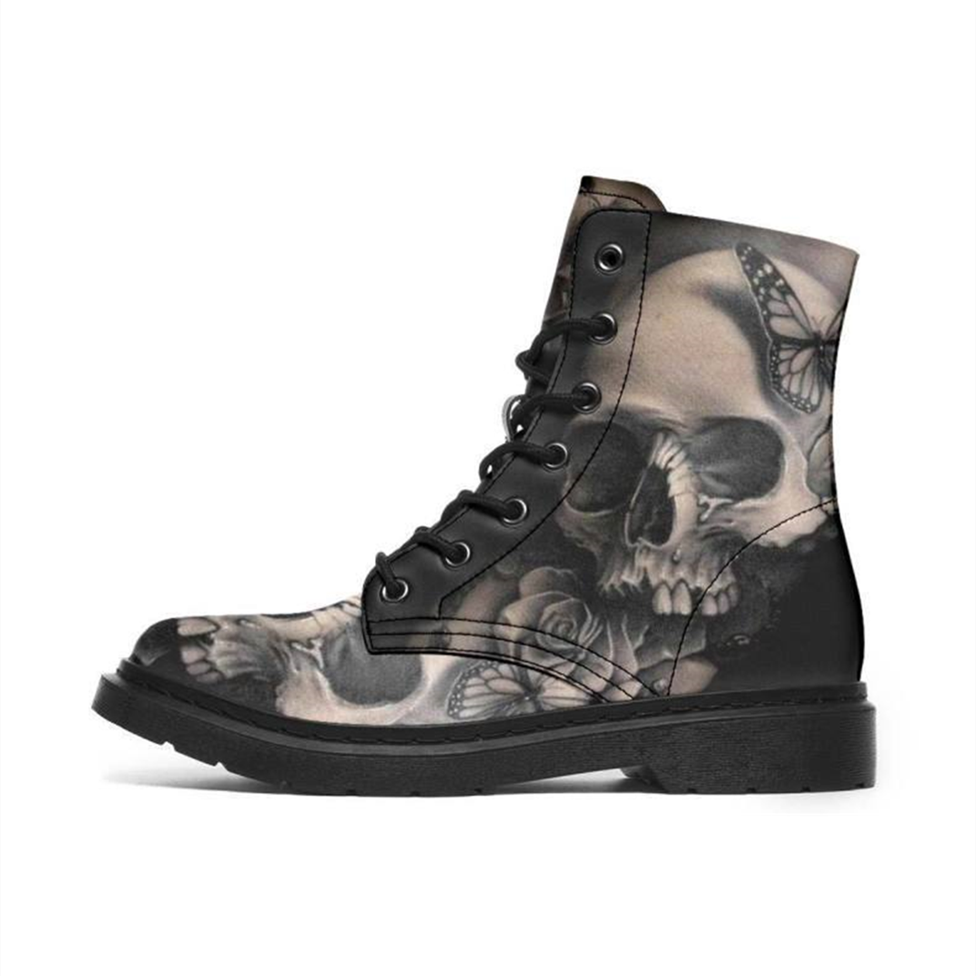 Men’s Holiday Print Casual Boots – Christmas & Halloween Style