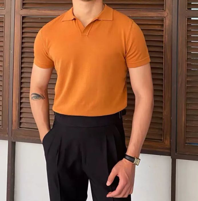 Men’s 100% Cotton Slim T-Shirt – Short Sleeve Casual Everyday Tee