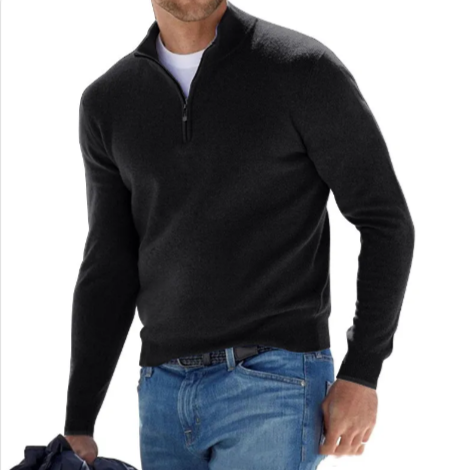 Men’s Cashmere Blend Long-Sleeved Cardigan – Warm Unisex Fall & Winter Layer, 9 Colors, S–5XL