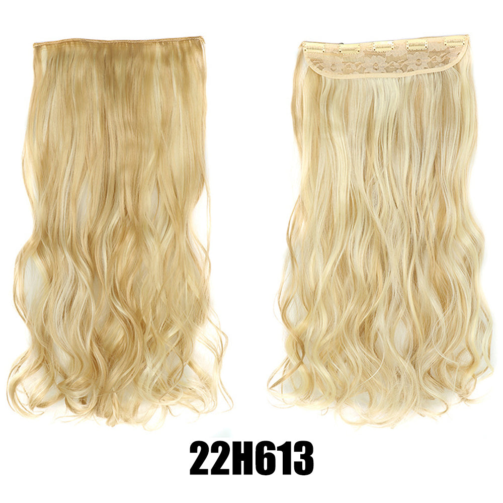56cm Big Wavy Long Curly Hair Extensions for Women – Lightweight Natural-Look Synthetic Hair