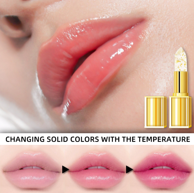 Anti-Smudge Color-Changing Lipstick