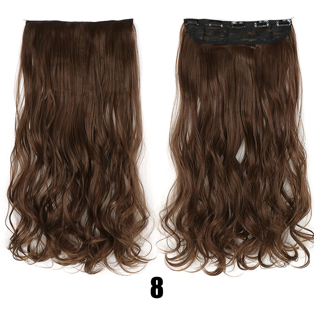 56cm Big Wavy Long Curly Hair Extensions for Women – Lightweight Natural-Look Synthetic Hair