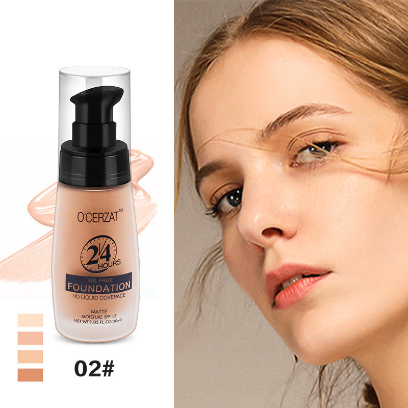 Long-Lasting Oil Control Moisturizing Concealer Foundation – Smooth Face Makeup