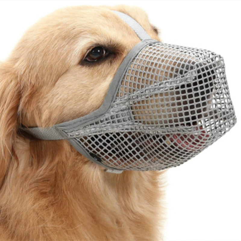 Breathable Dog Muzzle – Lightweight Adjustable Mouth Cover for Small to Large Dogs
