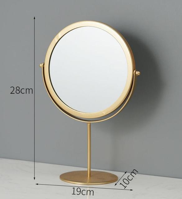 Nordic Desktop Makeup Mirror – Punch-Free Wall-Mounted Dressing Mirror