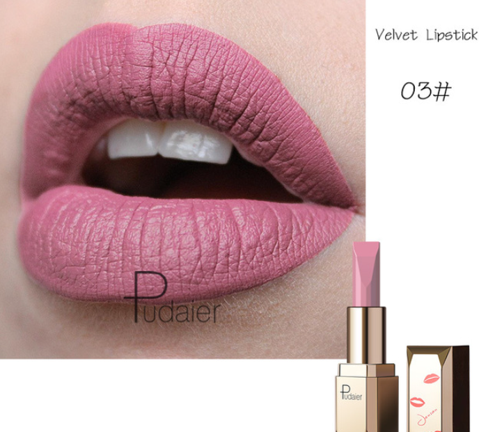 Pudale Matte Lipstick - Waterproof, 26 Colors Available