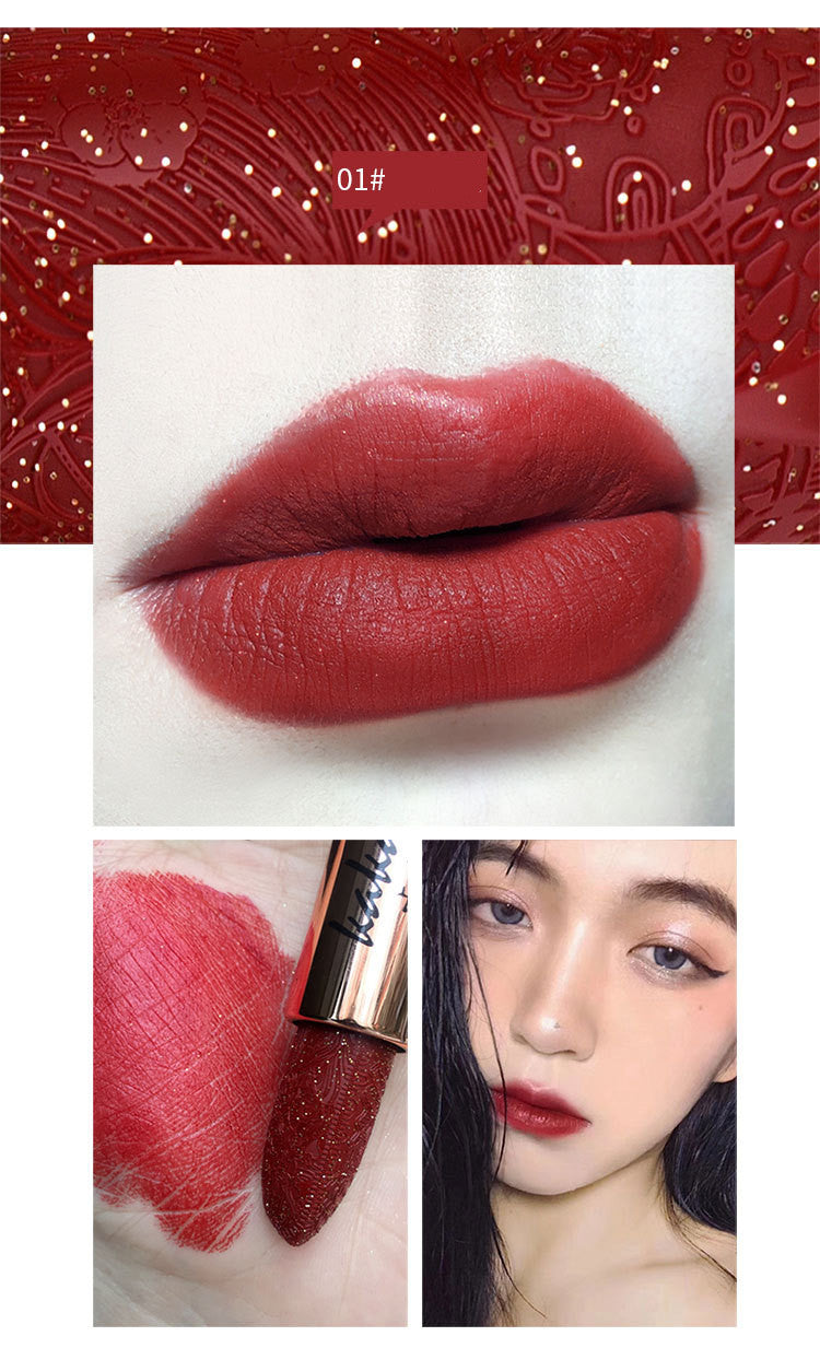 Carved Lipstick in Diamond Matte by Cassie