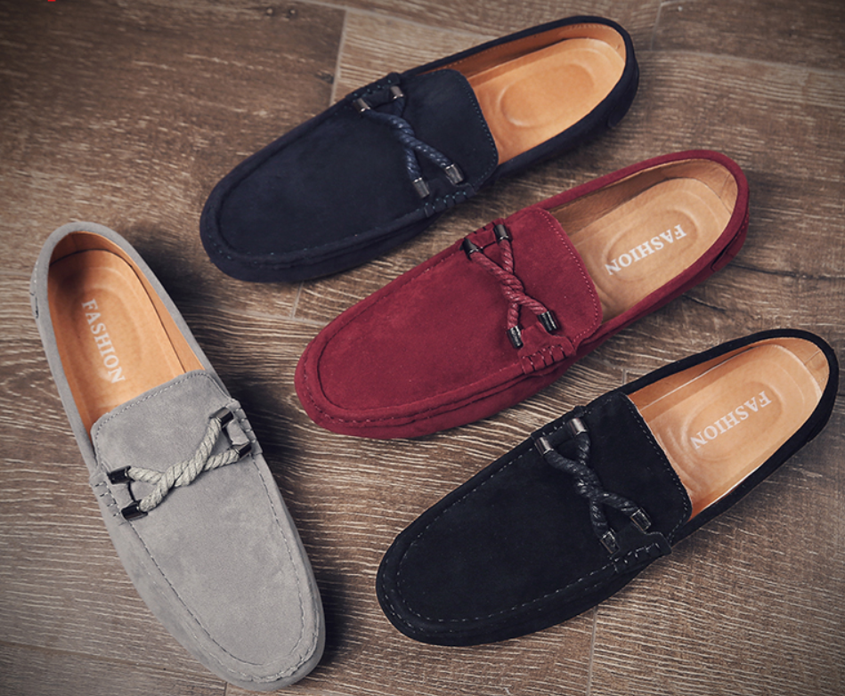 Men’s Slip-On Loafers – Non-Slip Casual Shoes for Everyday Wear