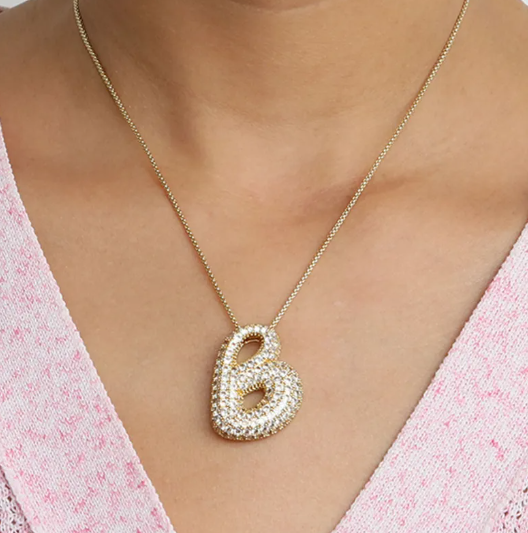 English Letter Necklace