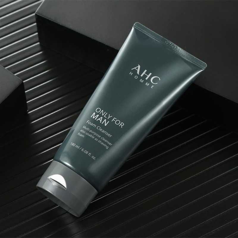 AHC Men’s Cleansing Foam – Deep Pore, Blackhead & Oil Control Hydrating Facial Cleanser