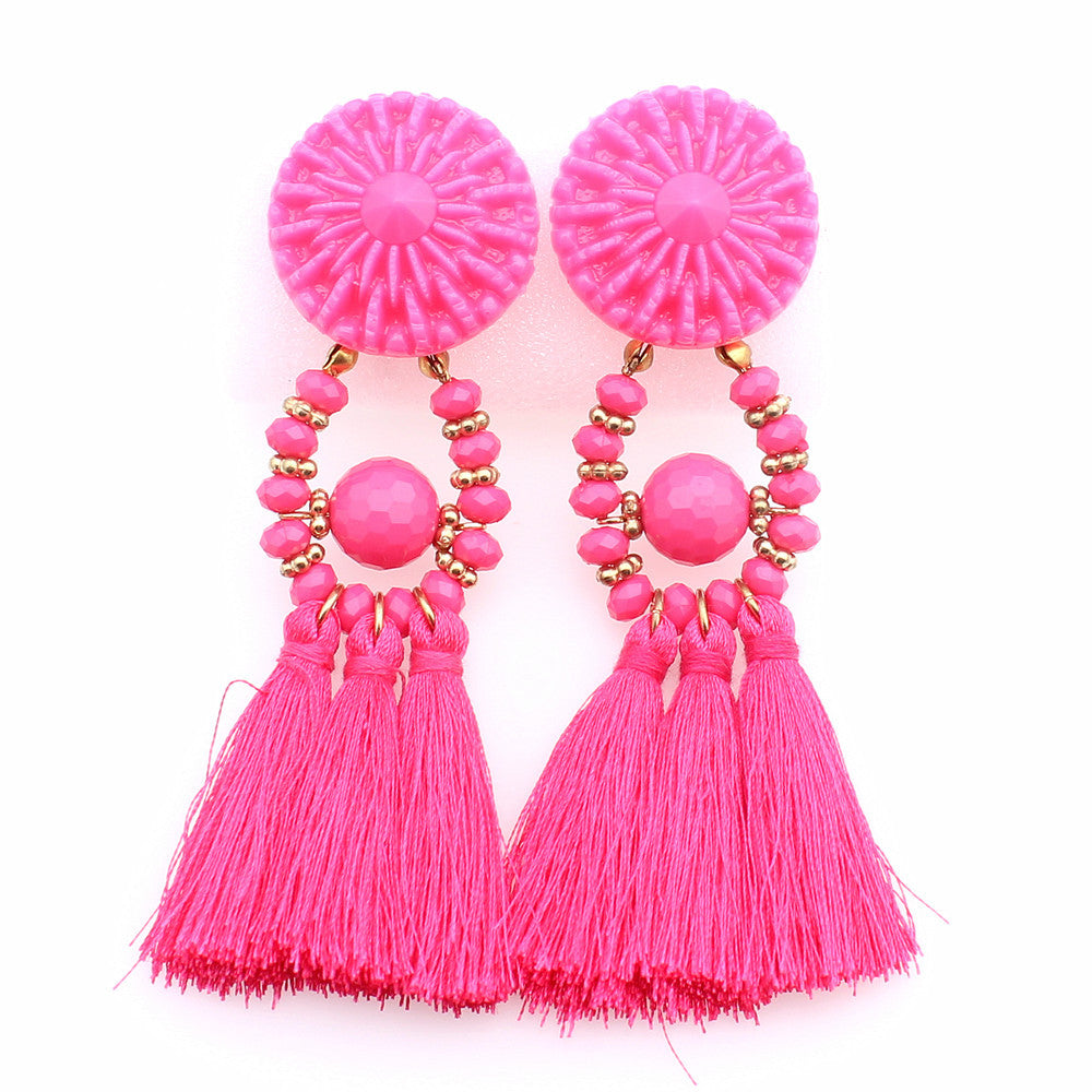 Tassel Earrings for Women – Elegant Long Dangle Statement Jewelry