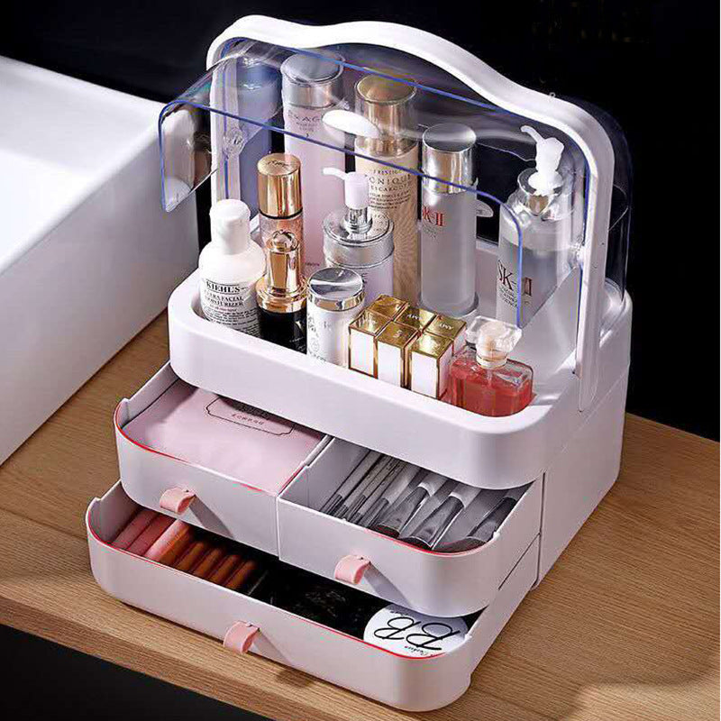 Portable Cosmetic Storage Box – Makeup, Skincare & Beauty Organizer