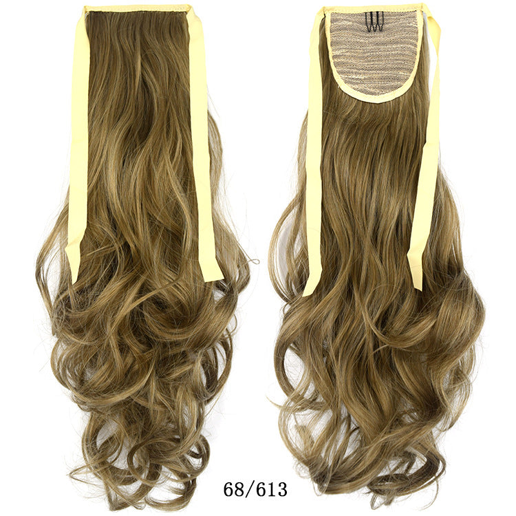 50cm Invisible Ponytail Hair Extension for Women – High-Temperature Silk, 47 Colors