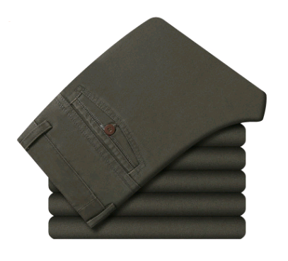 Men’s Cotton Casual Trousers – Autumn & Winter Everyday Pants