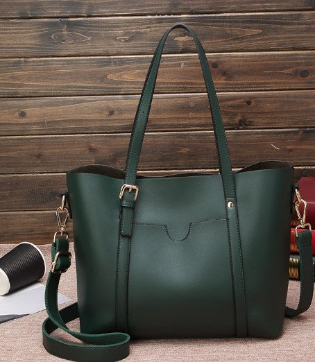 Trendy Cross Pattern PU Tote Bag for Women – Large Cross-Textured Shoulder Handbag with Zipper