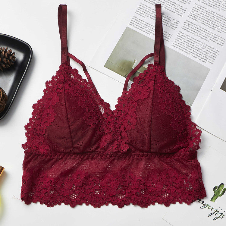 Women’s Lace Trim Strapless Bra – Elegant Support for Dresses & Off-Shoulder Tops