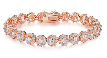 Zircon Bracelet for Women with Rhinestones