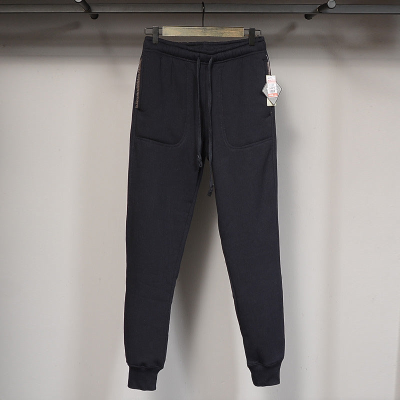 Men’s Thick Fleece Sports Pants – Warm Fall & Winter Casual Trousers
