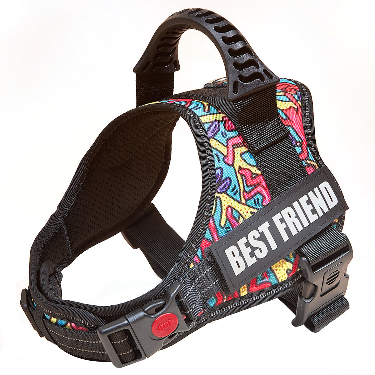 Adjustable Nylon Dog Chest Harness – Secure No-Pull Style Harness for Small to Large Dogs