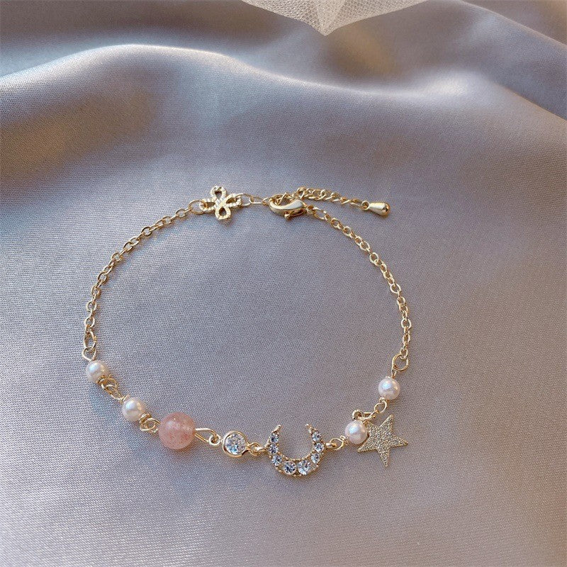 Women’s Adjustable Colorful Zirconia Bracelet – Sparkling Rainbow Fashion Jewelry