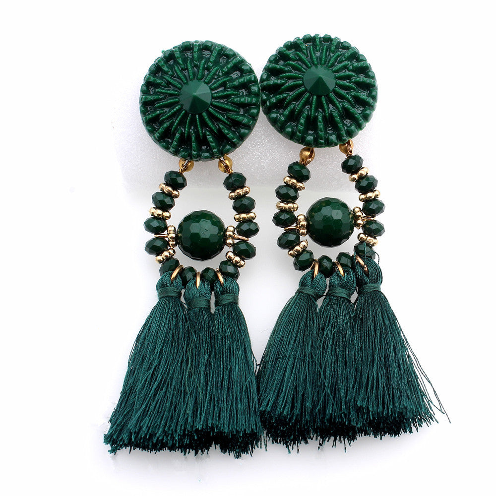 Tassel Earrings for Women – Elegant Long Dangle Statement Jewelry