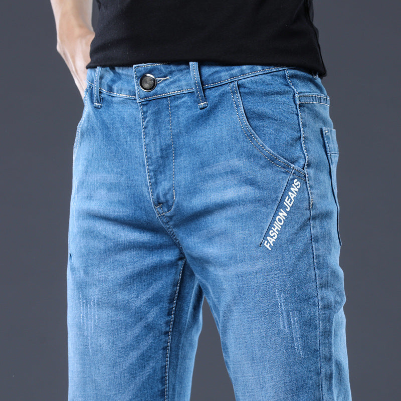 Men’s Slim Fit Stretch Jeans – Fashion Casual Denim Pants