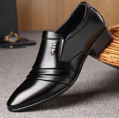 Men’s European Leather Dress Shoes – Classic Formal Footwear