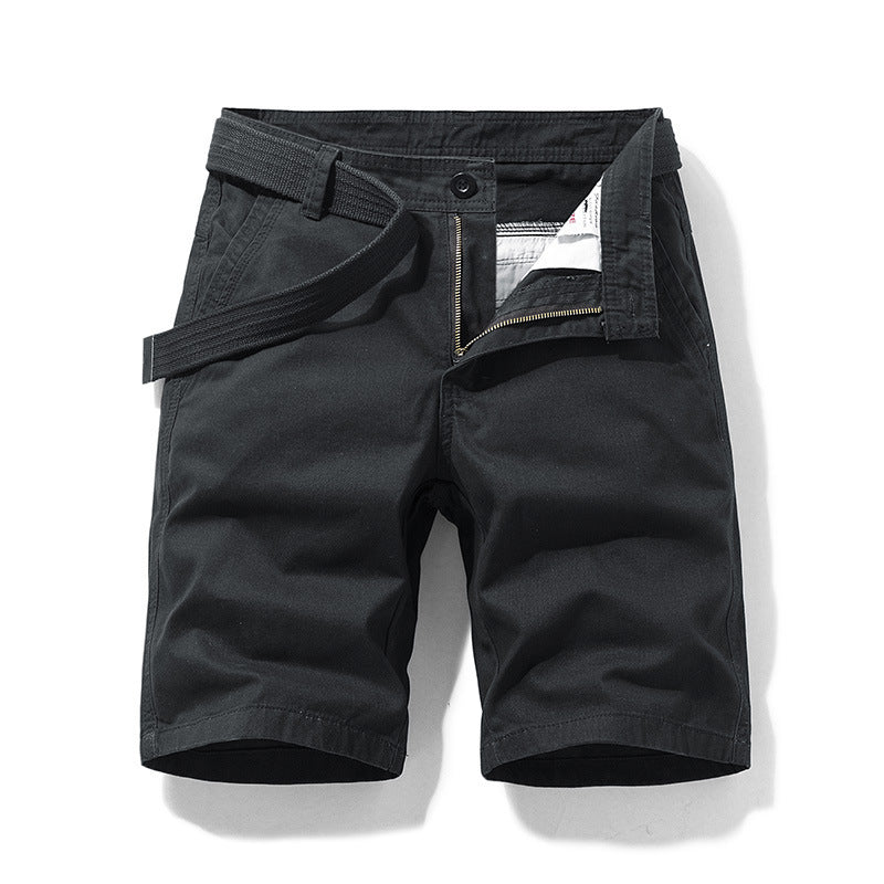 Men’s Vintage Loose-Fit Cotton Cargo Shorts – USA