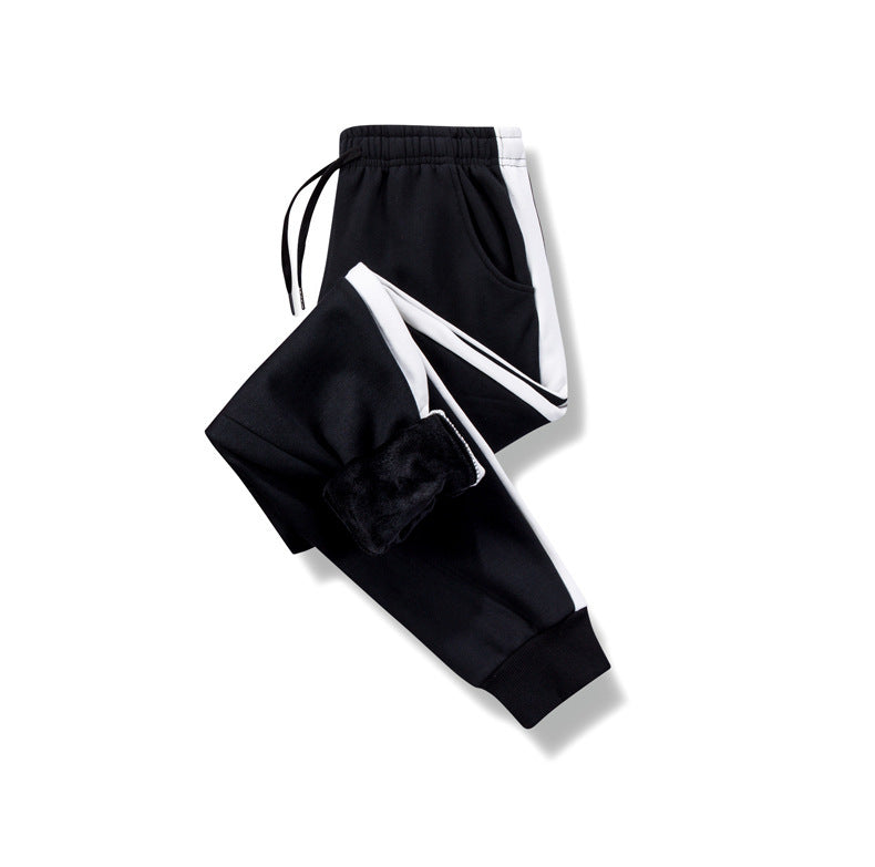 Men’s Thick Fleece-Lined Jogger Pants – Warm Winter Casual Trousers
