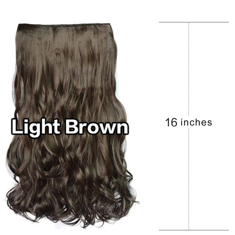 40–45cm European Style Curly Synthetic Hair Wig – Heat-Resistant Lightweight Hairpiece for Women