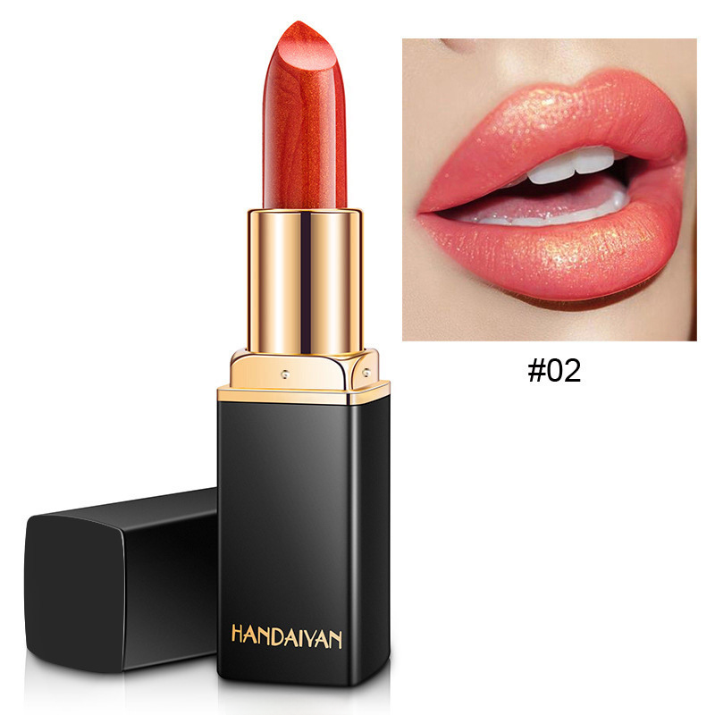 HANDAIYAN Mermaid Metallic Color-Changing Lipstick