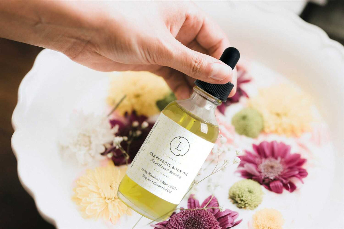 Grapefruit Body Oil – Natural Moisturizing Oil for Silky Soft Skin