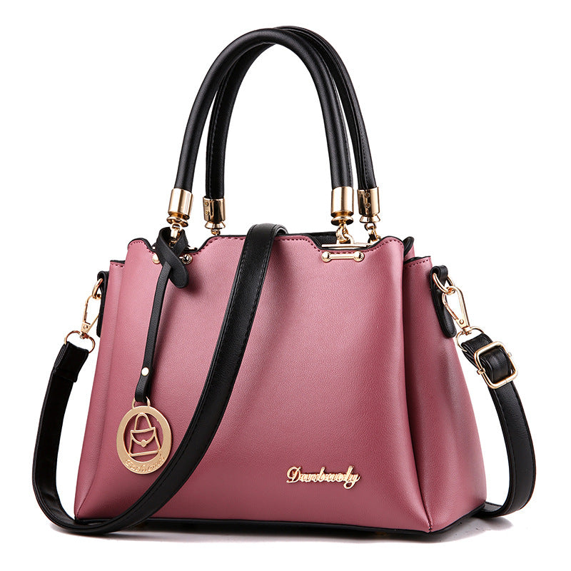 Portable Fashion Tote Bag for Women – Large Capacity PU Shoulder Handbag with Multi-Pocket Organization