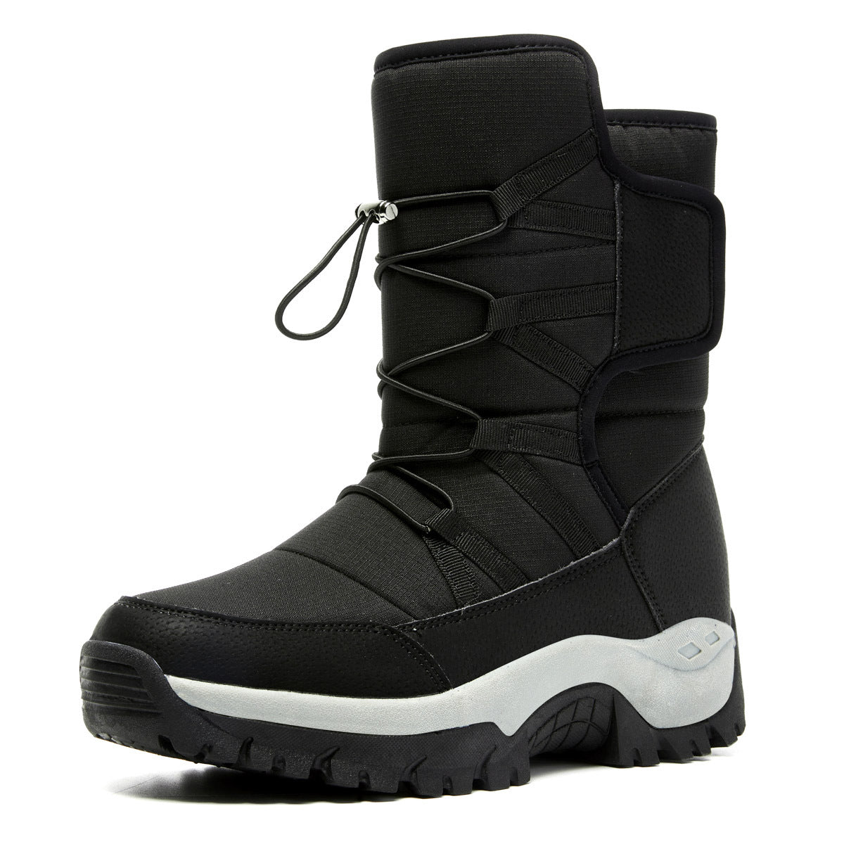 Men’s Plus-Size Winter Snow Boots – Outdoor Casual Footwear