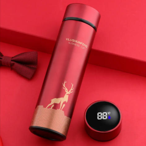 Smart Temperature Sensing Cup – Stainless Steel Insulated Tumbler, 24-Hour Insulation