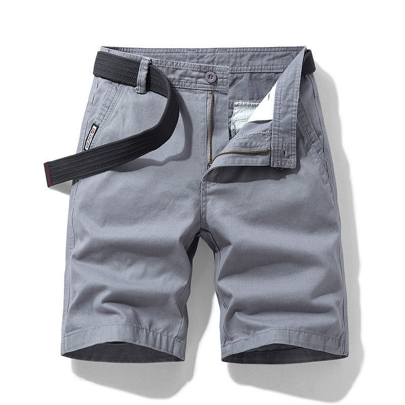 Men’s Vintage Loose-Fit Cotton Cargo Shorts – USA