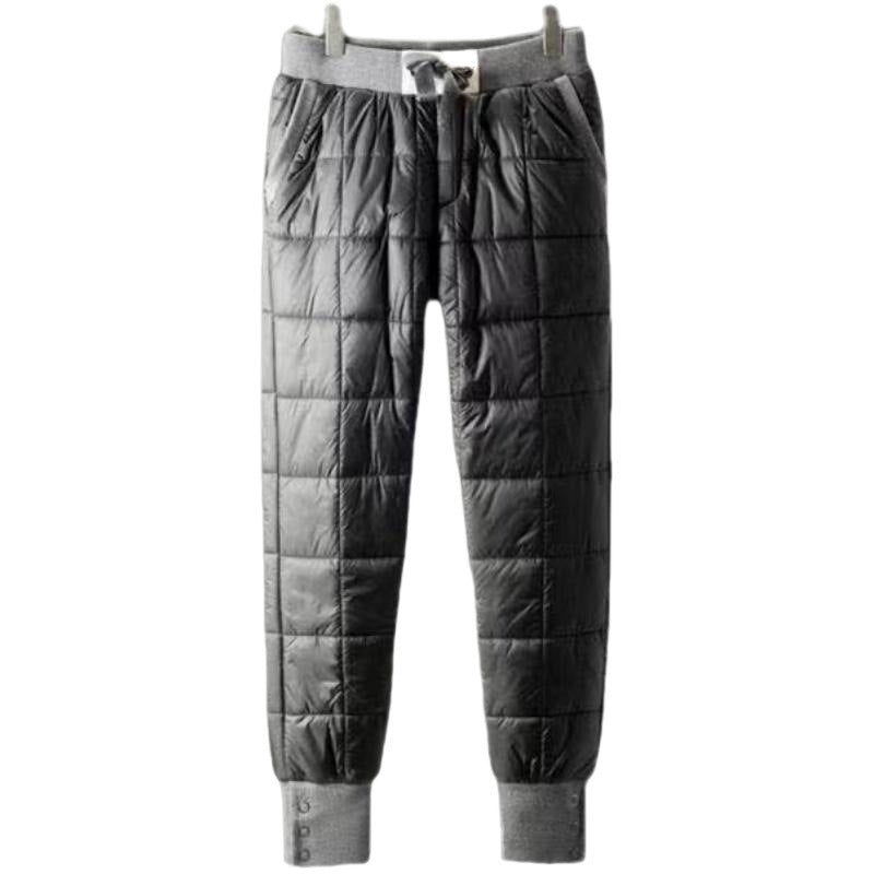 Men’s Outdoor Winter Down Jacket & Pants Set – Warm High-Neck Cold-Weather Outfit
