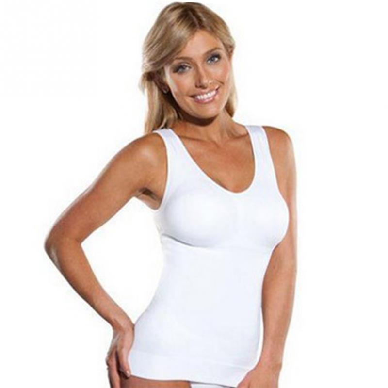 Women’s Long Layered Tank Top with Chest Padding – Sleeveless Casual Top