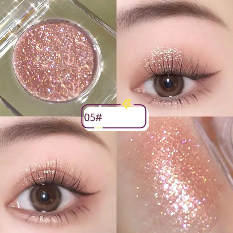 Monochrome Shimmer Eyeshadow – Portable Single-Color Cream Eyeshadow