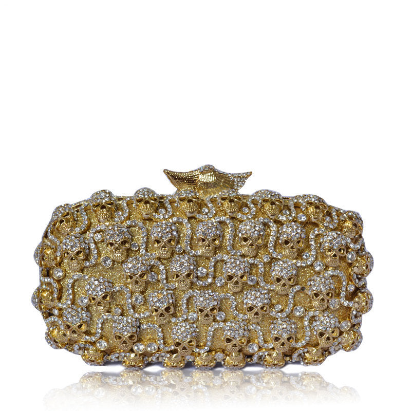 Diamond-Studded Evening Bag for Women – Luxury Crystal Clutch for Weddings, Galas & Elegant Dinners