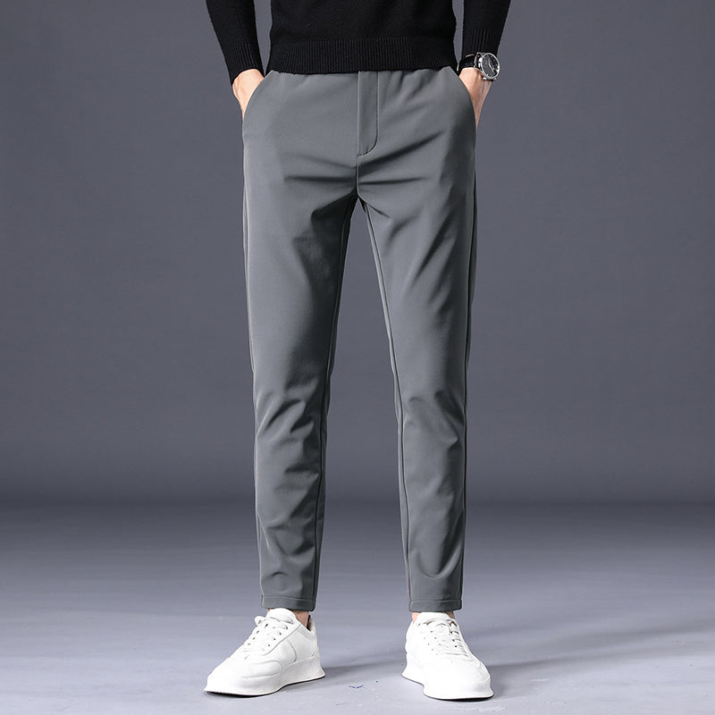 Men’s Slim-Fit Stretch Casual Pants – Comfortable Everyday Trousers – USA