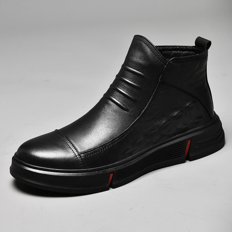 Casual Men's Leather Martin Boots