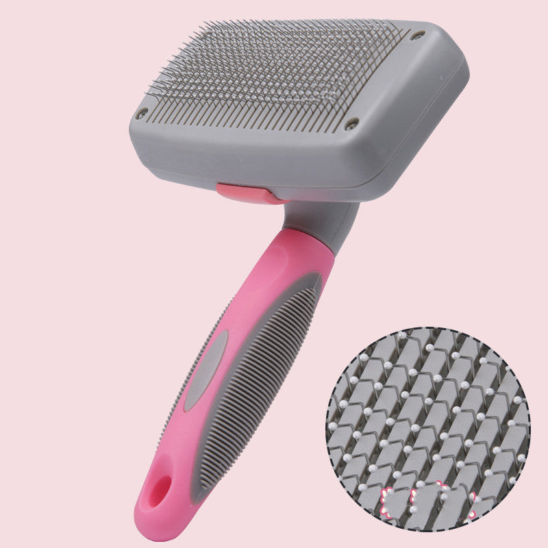 Self-Cleaning Dog Grooming Brush – One-Button Deshedding & Detangling Comb for Large Dogs
