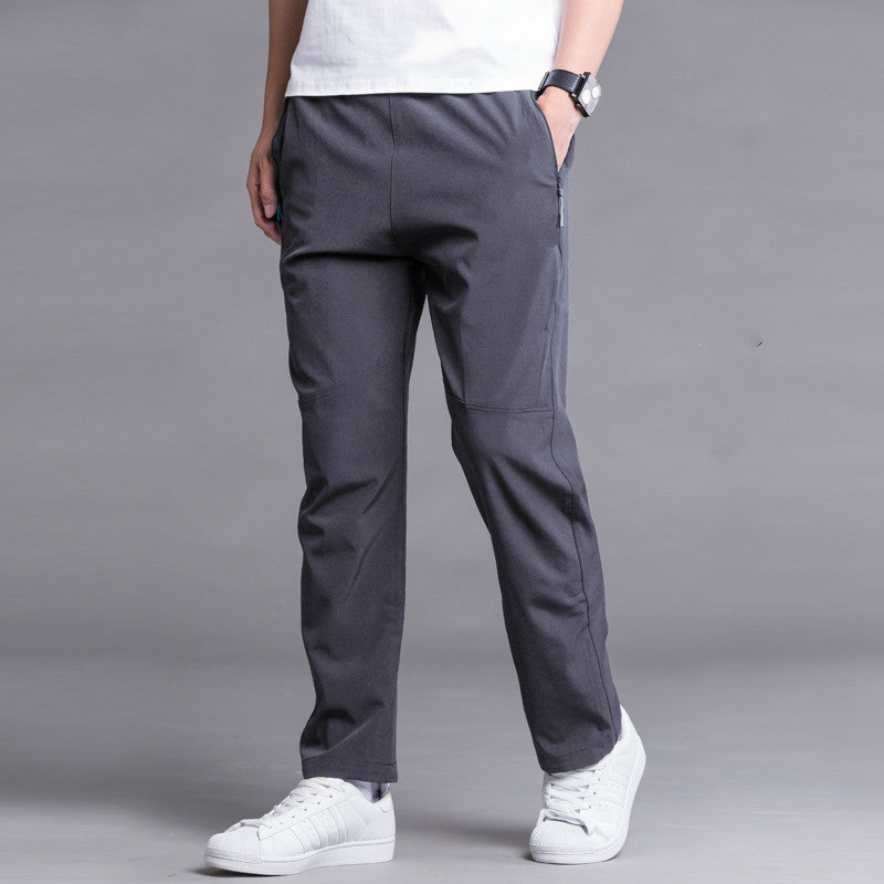 Men’s Lightweight Loose Straight Sports Pants – Casual Athletic Trousers