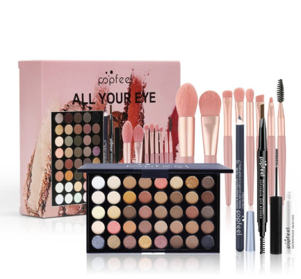 40-Color Eyeshadow Palette – Highly Pigmented Matte, Shimmer & Glitter