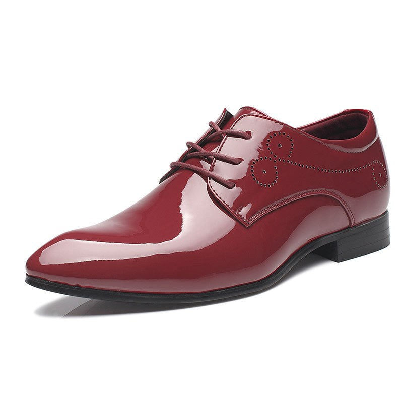 Men’s Leather Business Casual Shoes – Classic Dress Footwear