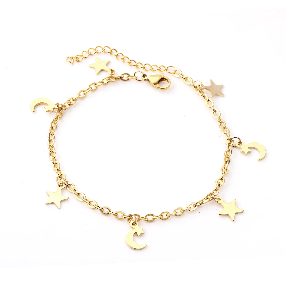 Stainless Steel Casual Retro Beach Anklet for Women